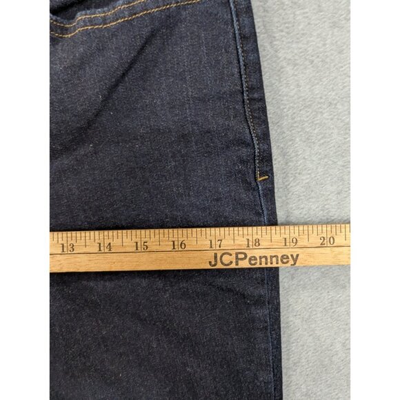 Duluth Trading Jeans Womens SZ 6 Blue Dark Wash Classic Boot Stretch Cowgirl - Picture 5 of 11